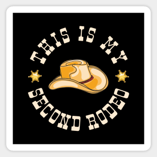 This is my second rodeo sarcasm sayings Sticker